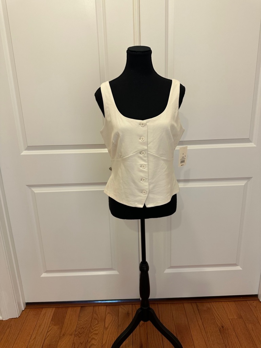 a new day Cream Button-Front Camisole